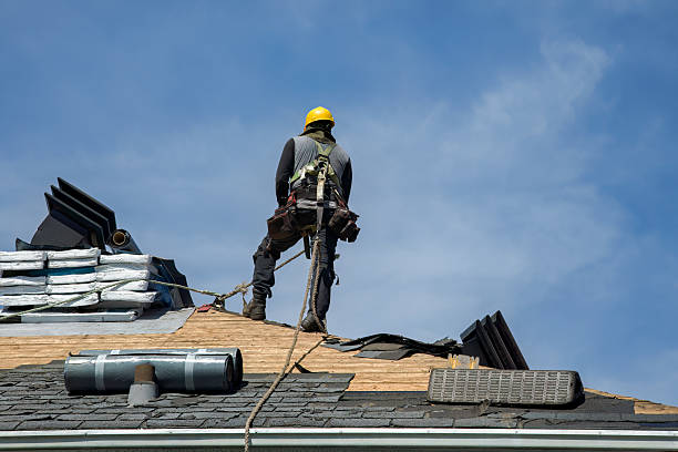 Professional Gutter Installation technician working in Glenville, PA